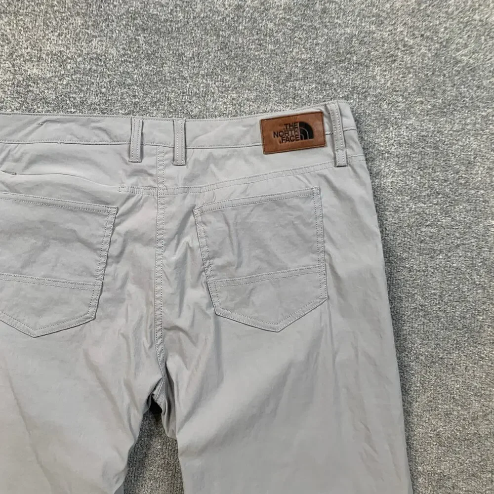 The North Face Pants Mens 36 Gray Sprag 5 Pocket Nylon Stretch Hiking Travel
